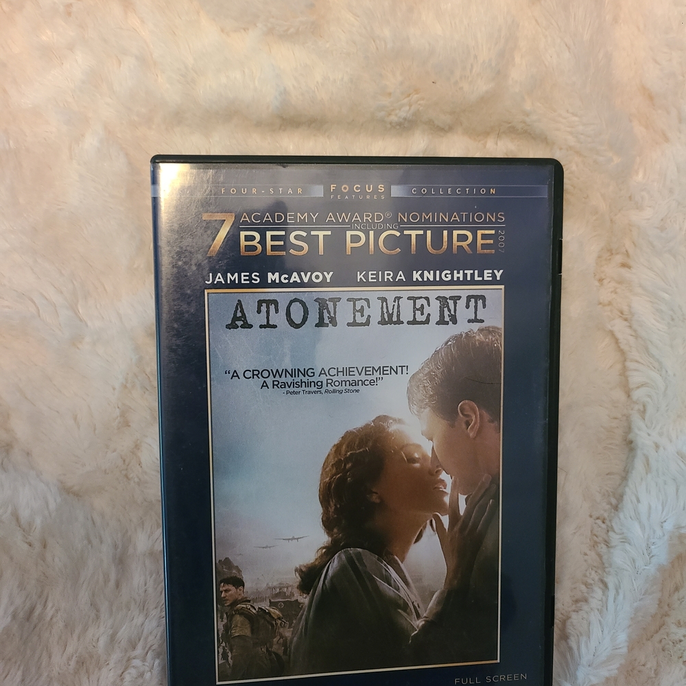 Atonement DVD - Black Case